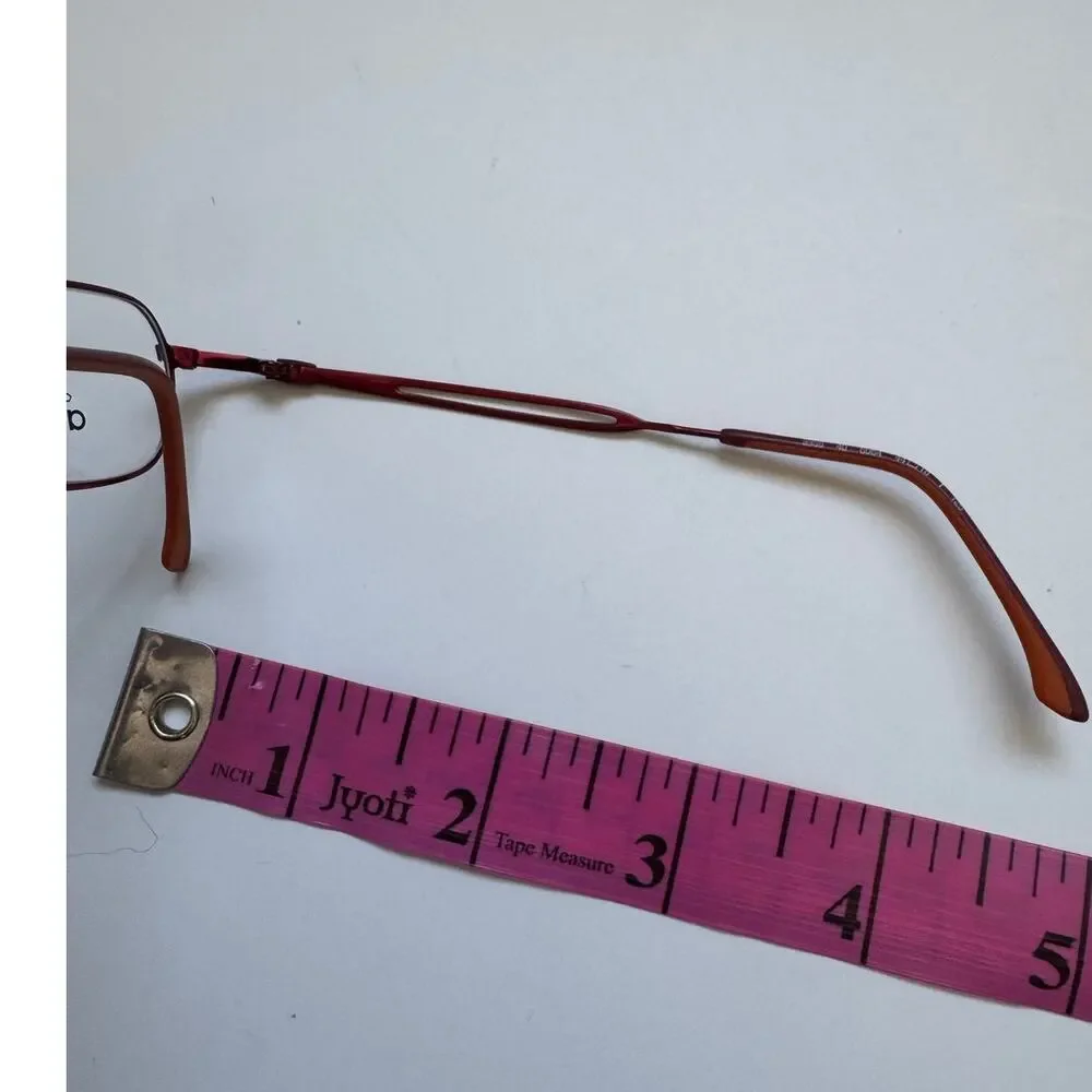 NEW Adidas Kids A 959 Red Steel Frame Glasses